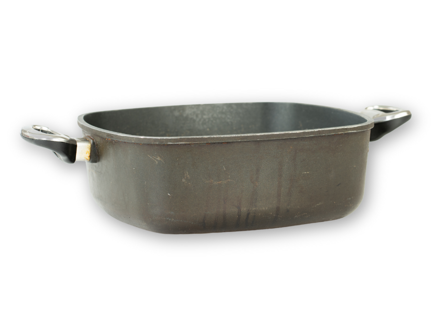 Old square roaster shows signs of overheating